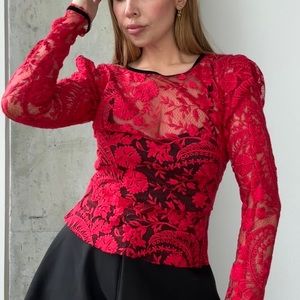 LAHIVE Designer Lace Blouse